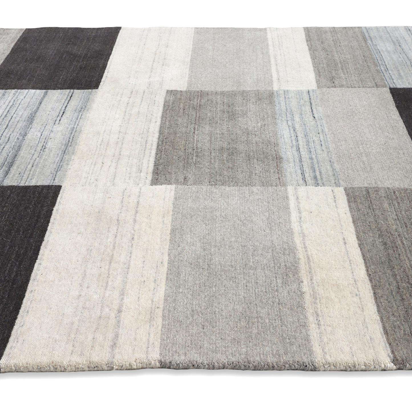 Urban Blocks Harmony Handmade Wool Accent Rug 